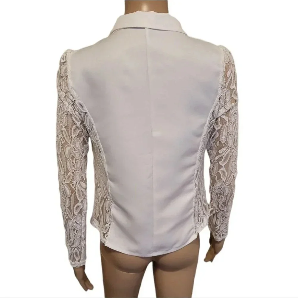 New Fashion Lace Blazer (size L)